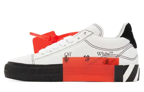 OFF WHITE Low Vulc White Black Women's