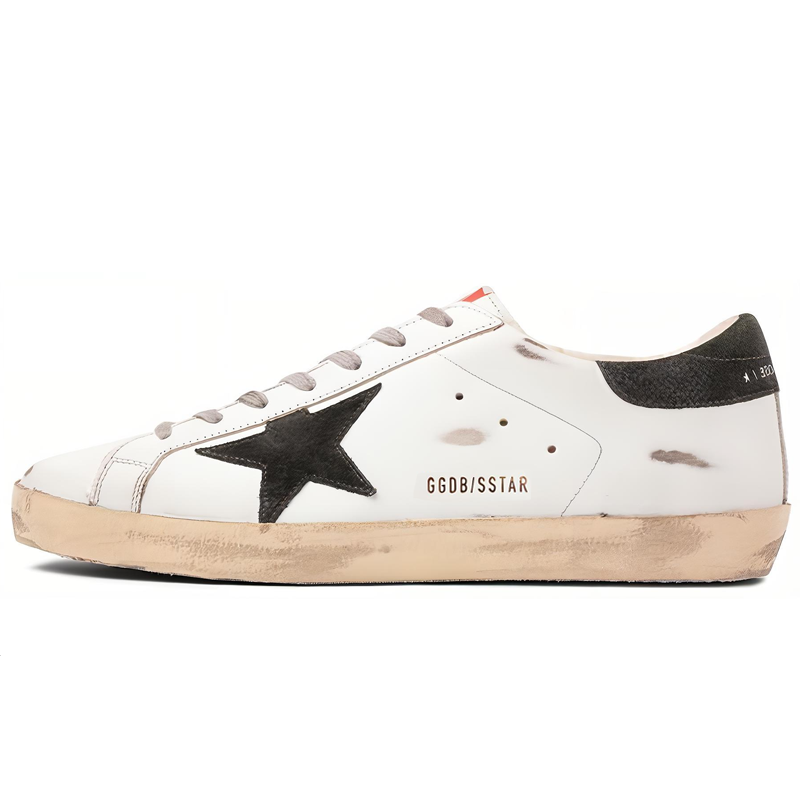 Мужские кеды Golden Goose Super-Star (белые)