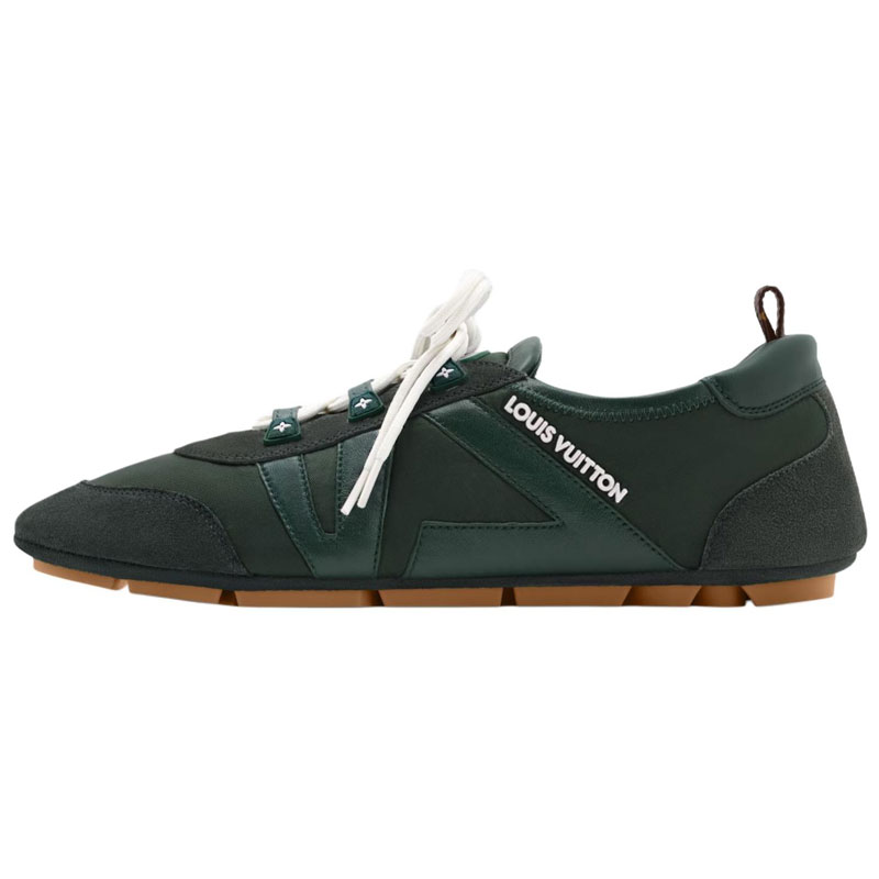 Женские кеды Louis Vuitton Sneakerina (зеленые)
