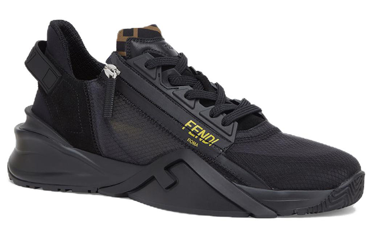 FENDI Nylon Low Top Black