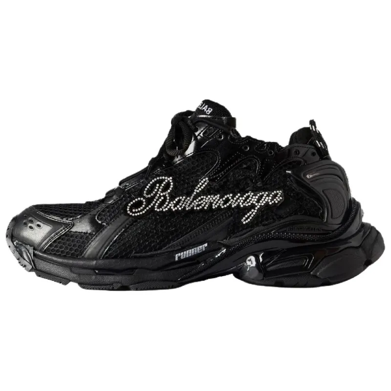 Balenciaga Runner Low top Chunky Sneakers Women's Black