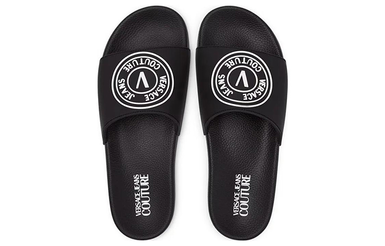 VERSACE JEANS COUTURE Stylish Sandal Men's Black
