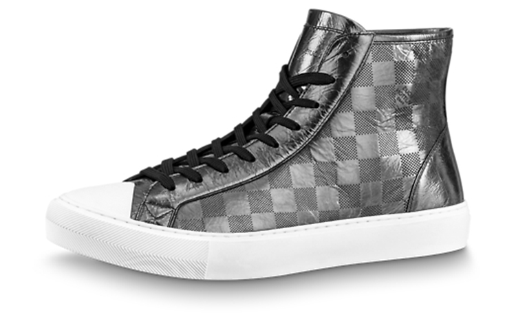 Мужские кроссовки Louis Vuitton Tattoo (черно-серые)