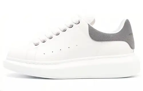 Alexander McQueen Oversized Snake Print White Grey Women's