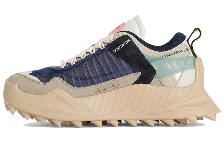 Мужские кроссовки OFF-WHITE ODSY 1000 (коричнево-синие)