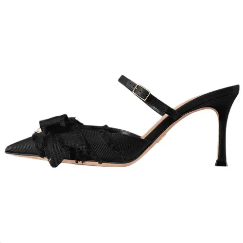 DIOR Adiorable Closed Toe Slippers 8cm Women's Black