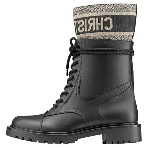 DIOR D Major Abrasion Resistant Ankle Boots Women's Black