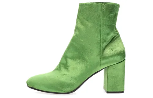 Balenciaga Ville Ankle Boots 'Green' Women's