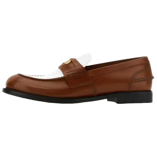 MIU MIU Penny Loafers 2cm Women's Brown