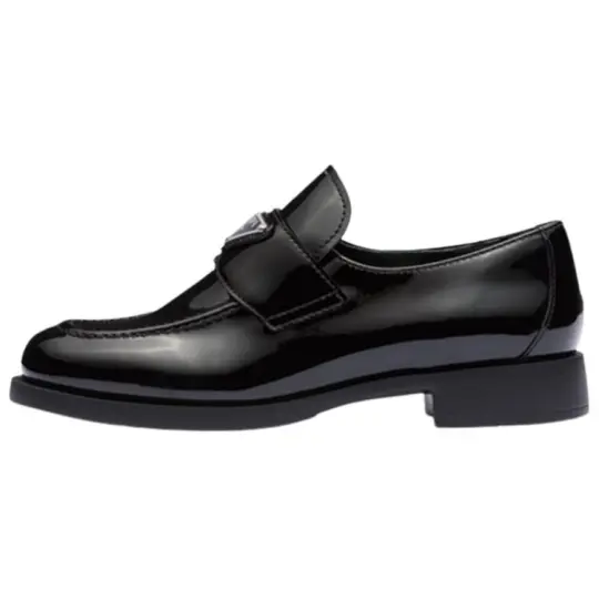 PRADA Patent Leather Loafers 'Black' Women's