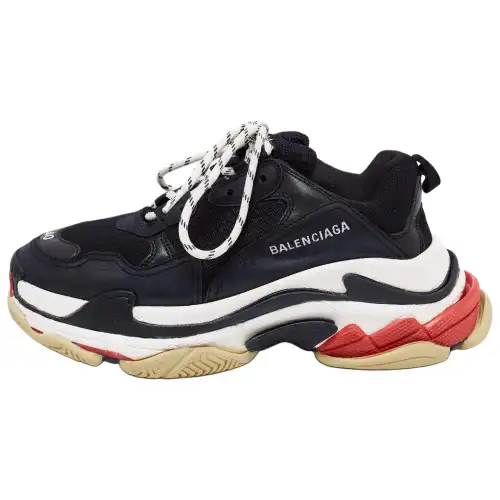 Balenciaga Triple S Sneakers 'Black Double Foam And Mesh'