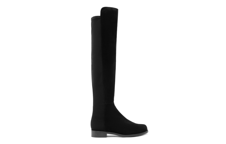 Stuart Weitzman/SW 5050 Leather Over The Knee High Boots Women's Black