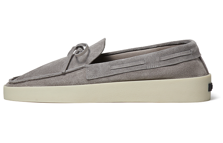 Fear Of God x Ermenegildo Zegna Stylish Skateboarding Shoes Men's Light Gray