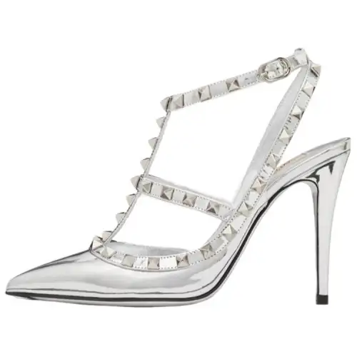 Valentino Garavani Rockstud 100mm Ankle-strap Pumps