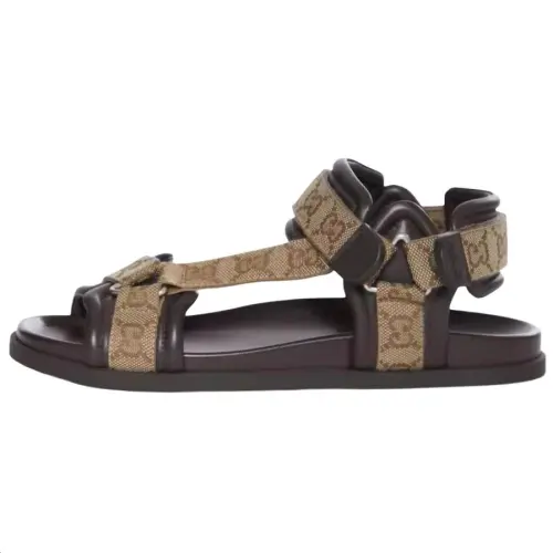 GUCCI One Strap Sandals Men's Brown