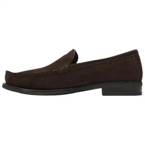 PRADA Calfskin Casual Shoes Men's Brown
