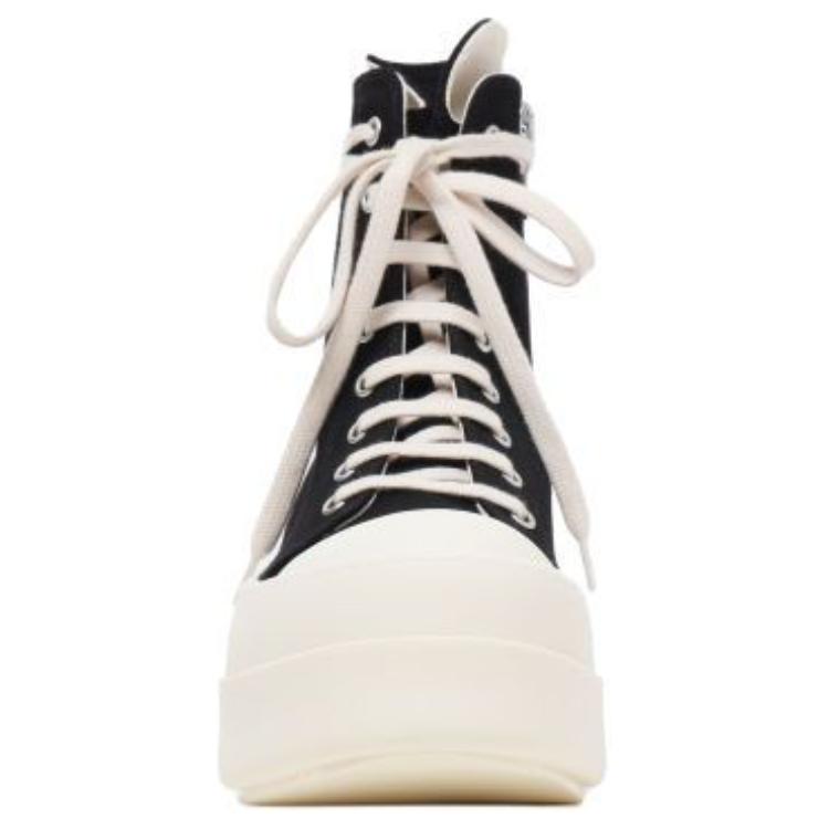 Rick Owens DRKSHDW High top Skateboard Shoes Women's Black