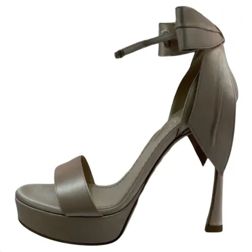 DIOR One Strap Sandals 12cm Women's Apricot