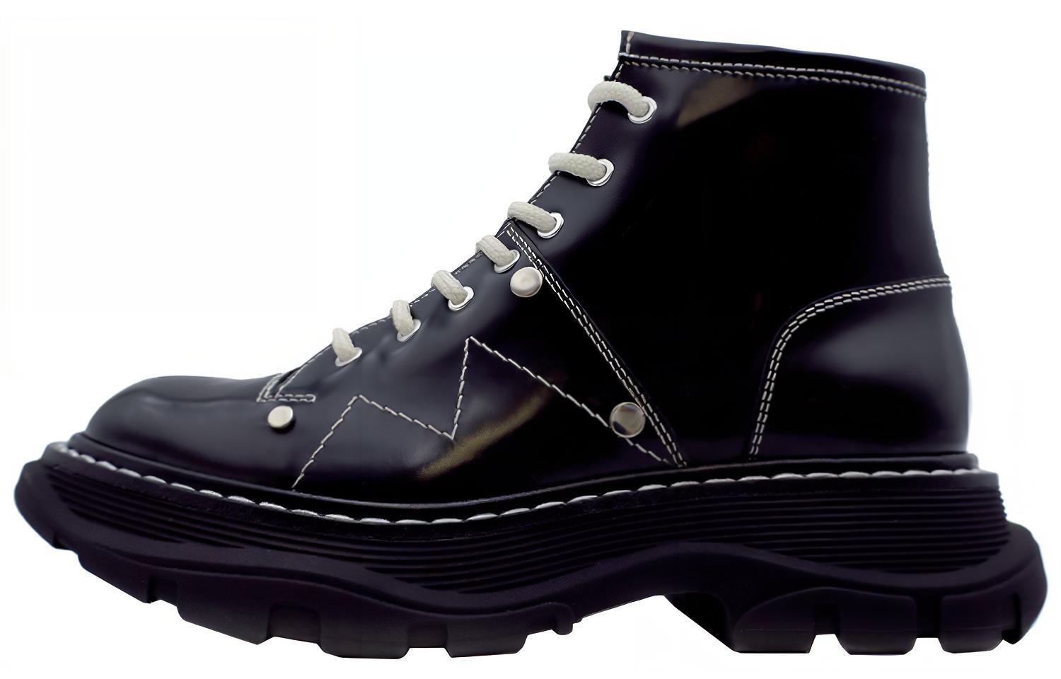 Женские ботинки Alexander McQueen (черные)