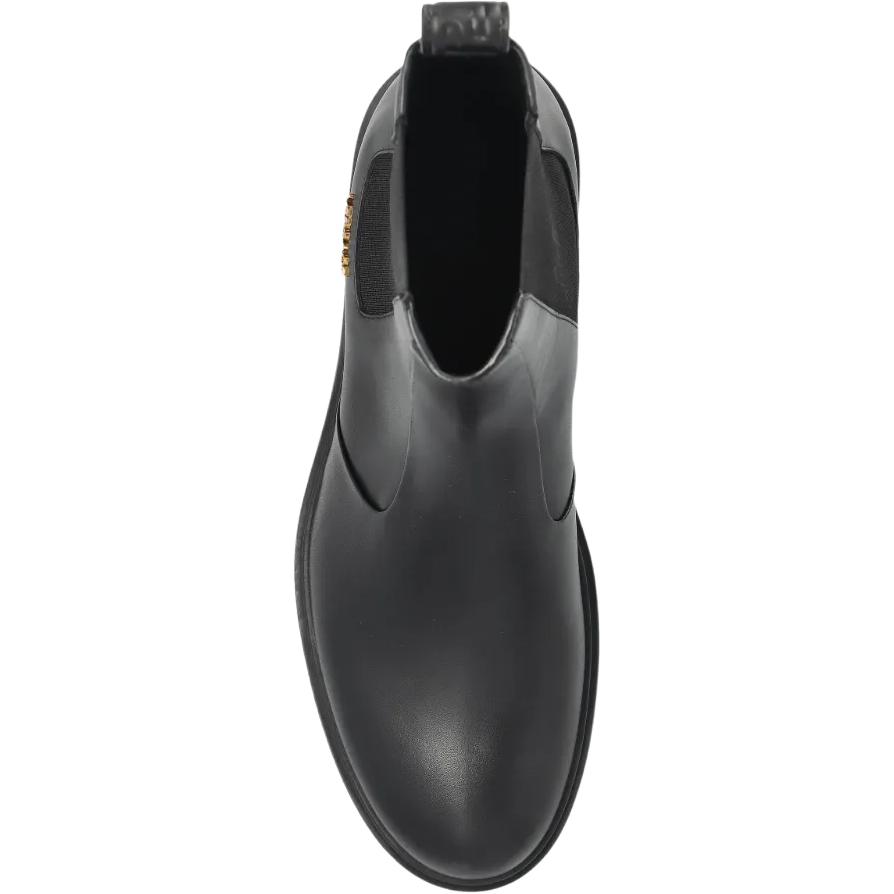 Мужские ботинки Versace Greca (черные) — фото 5