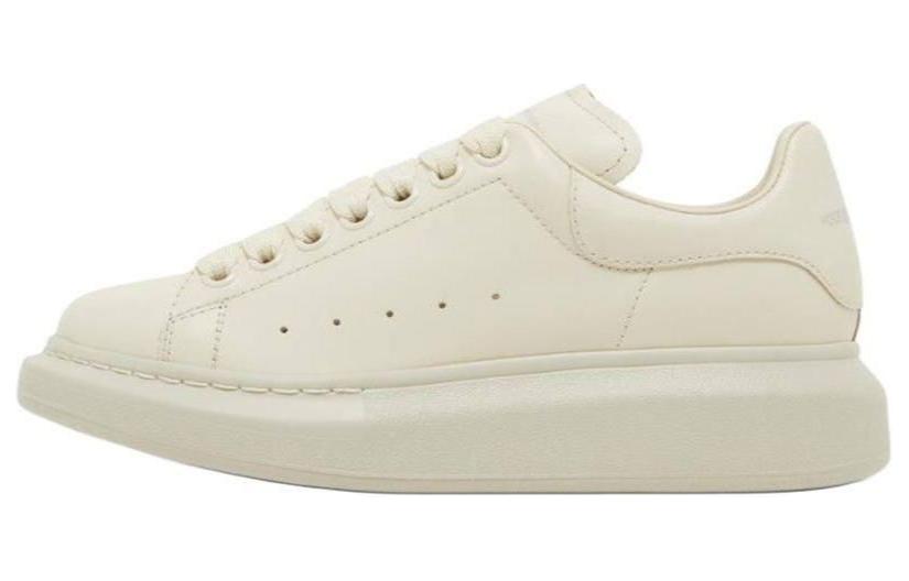 Женские кеды Alexander McQueen Oversized Sneaker (бежевые)