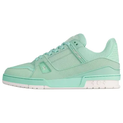 LOUIS VUITTON Trainer Low top Skateboard Shoes Women's Mint Green