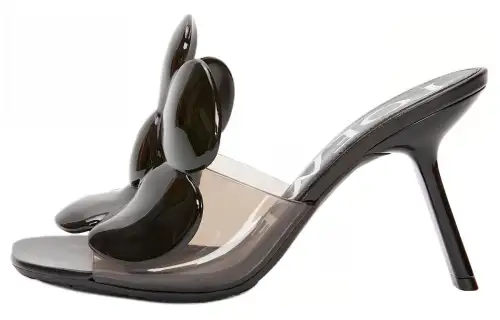 LOEWE Petal Slide Slippers Women's Black