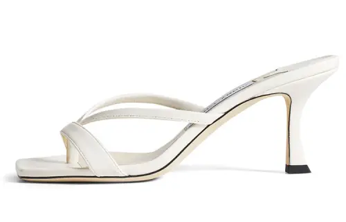 Jimmy Choo Slim Heel High Heels 7cm Women's White