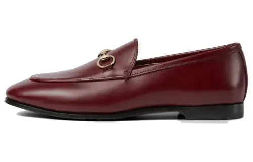 GUCCI Jordaan Loafers Women's Red