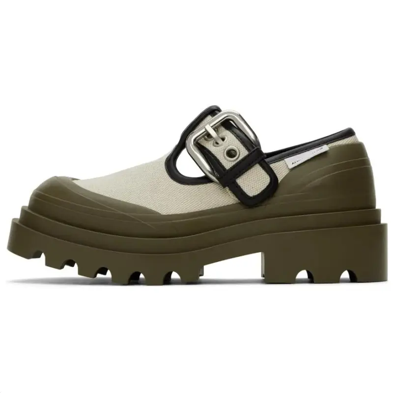 Bottega Veneta Trek Leather Casual Shoes Men's Beige