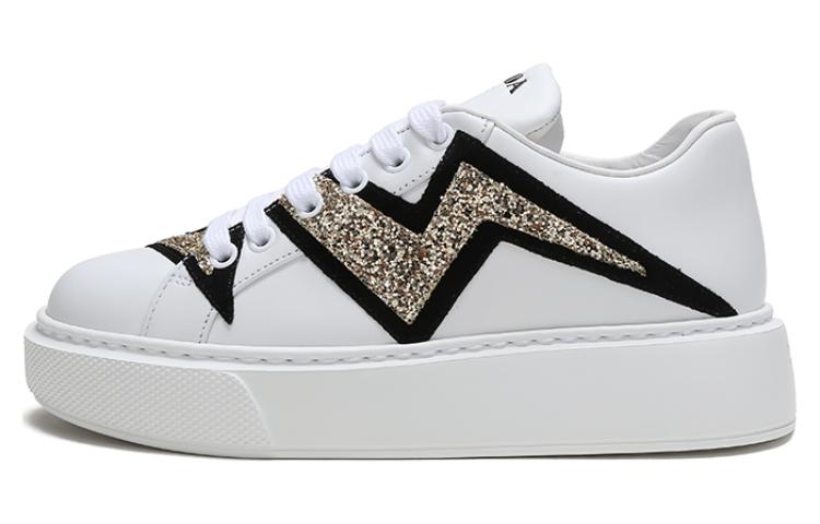 Женские кеды Prada (белые)