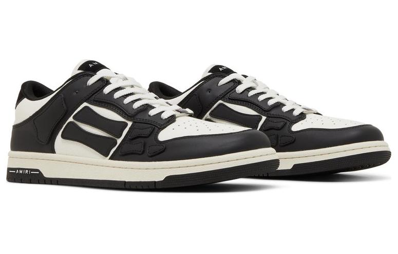 AMIRI Skel Top Low 'Black White'