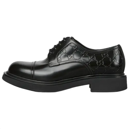 GUCCI GG Casual Shoes 2cm Men's Black