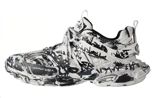 Balenciaga Track White Black Graffiti