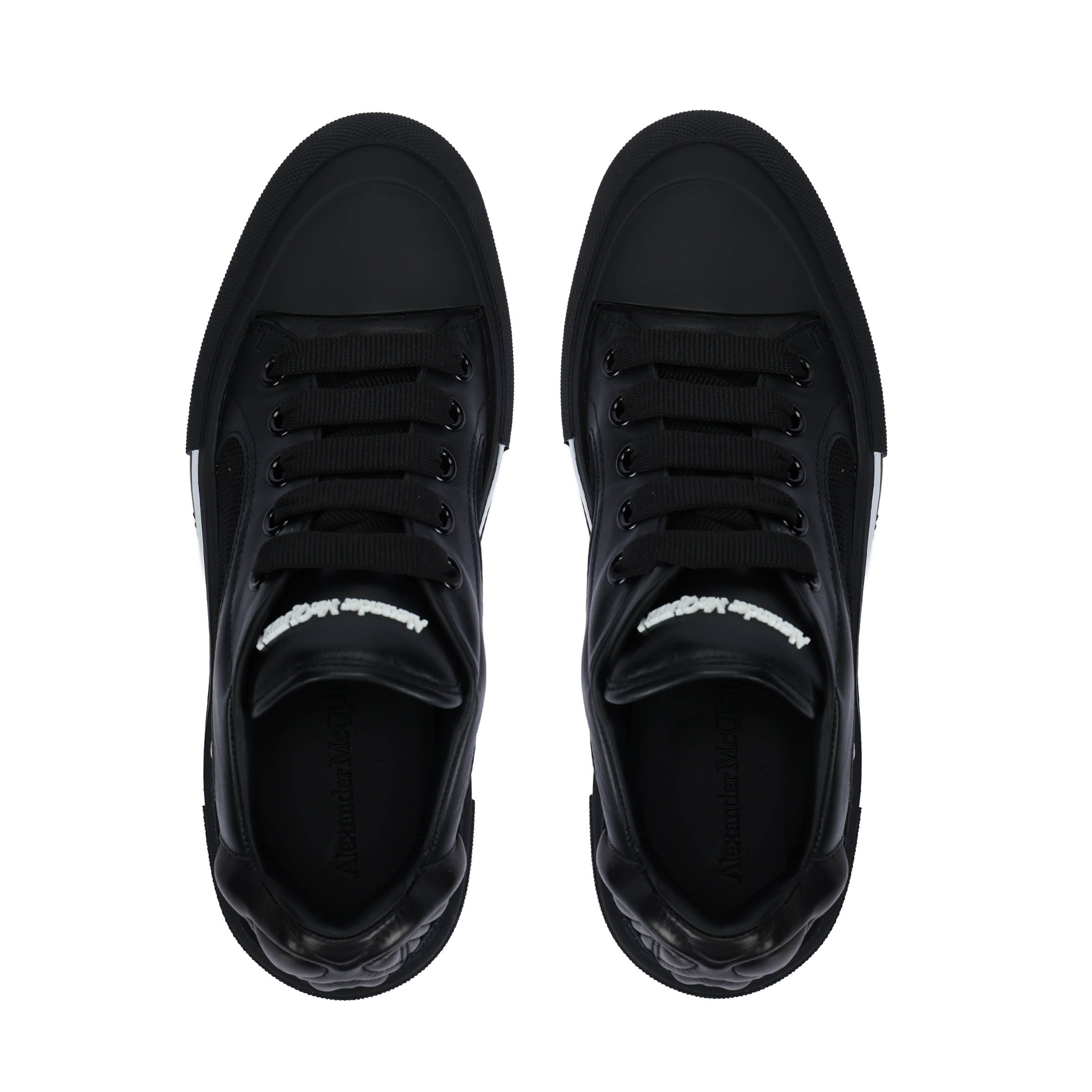 Alexander McQueen Skate Deck Plimsoll Lace Up Sneakers