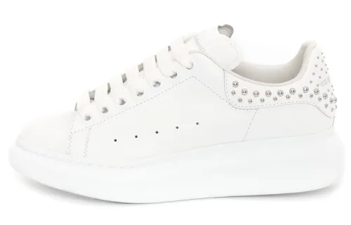 Alexander McQueen Studded Oversized Sneakers 'White' Women's