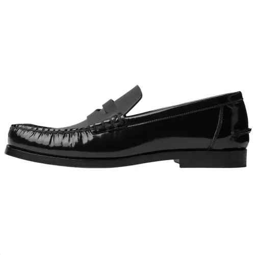 Bottega Veneta Truman Cow Leather Casual Shoes Women's Black