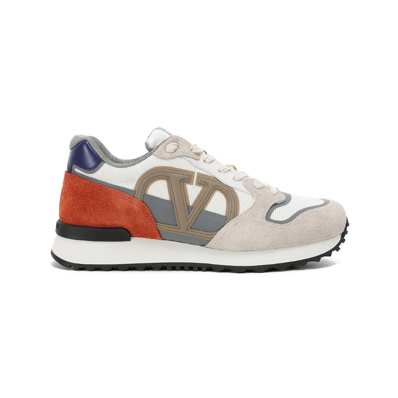 Мужские кроссовки Valentino Vlogo PACE (белый / светло-серый) — фото 2