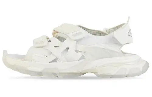 Balenciaga Track Sandal Clear Sole White Women's