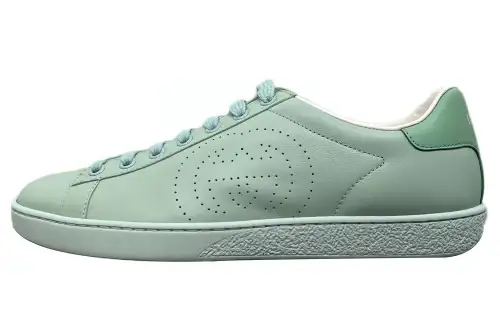 GUCCI Ace Interlocking G Sneakers Water Green Women's