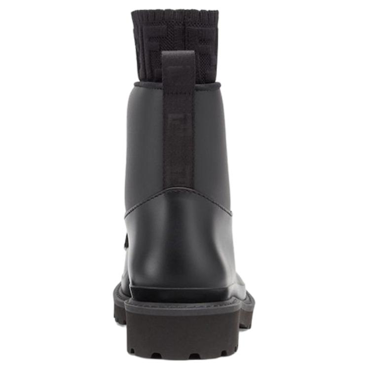 FENDI Women's Rockoko PVC Biker Boot 'Black'