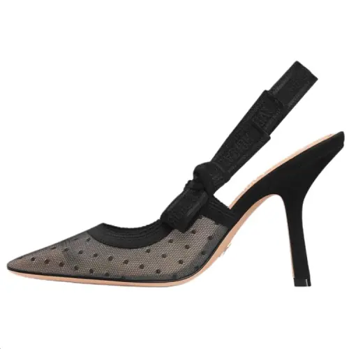 DIOR J'Adior Slim Heel High Heels 10cm Women's Black
