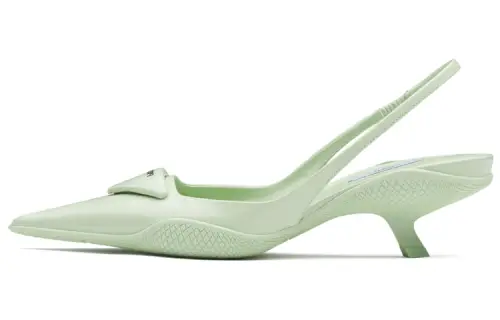 PRADA Slim Heel High Heels Women's Green