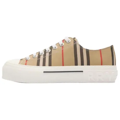 Burberry Low top Canvas Shoes Women's Archive Beige