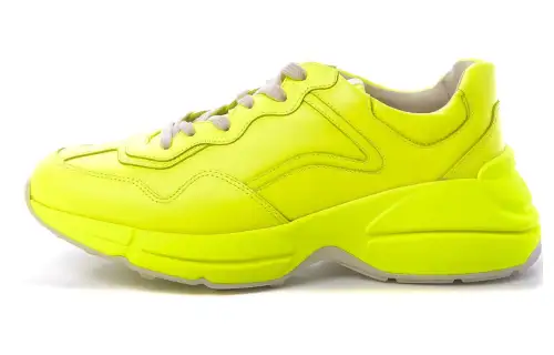 Gucci Rhyton Low 'Yellow Fluorescent' Women's