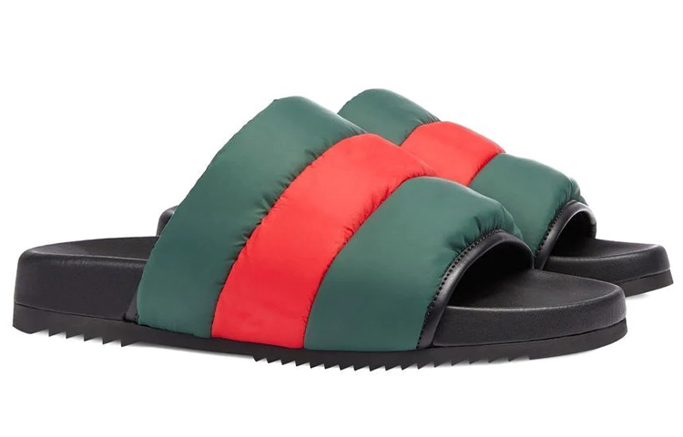 GUCCI Padded Web Slides