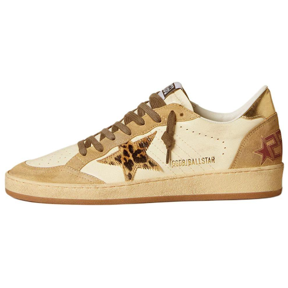 Женские кеды Golden Goose Ball Star (золотые)