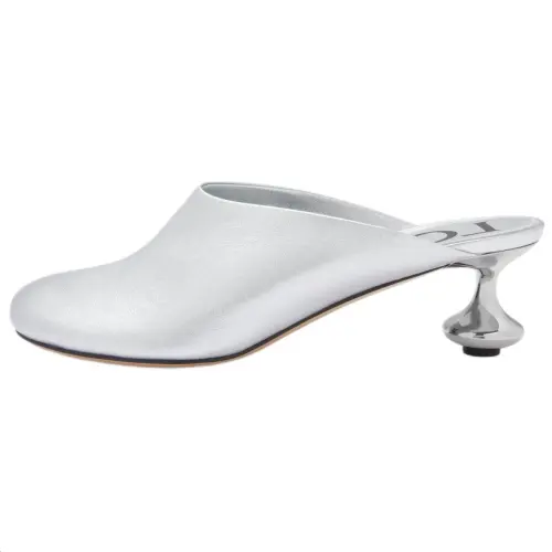 LOEWE Toy No Special Function Closed Toe Slippers Women's Silver
