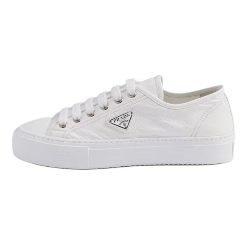 Женские кеды Prada Naplak (белые)