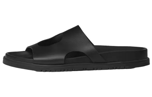 HERMES Edith Slide Slippers Women's Black